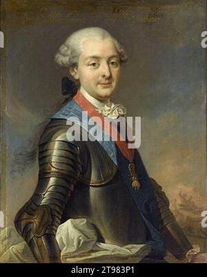 Louis-Jean-Marie de Bourbon, duc de Penthièvre (1725-1793) - par Jean-Baptiste l'aîné Charpentier Banque D'Images