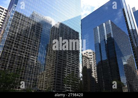 Gratte-ciel de Calgary. Vue sur les gratte-ciel de Calgary. Banque D'Images