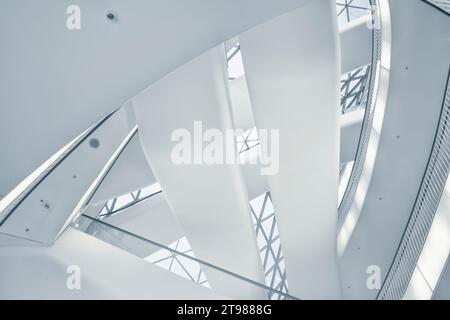 Intérieur du centre commercial MyZeil à Francfort-sur-le-main, Hesse, Allemagne Banque D'Images