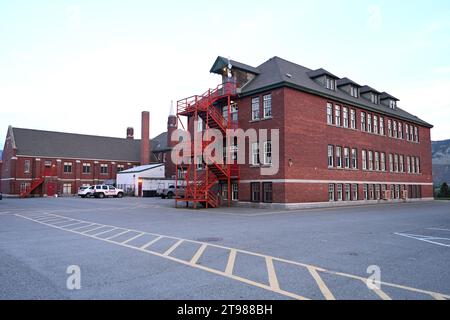 Kamloops, BC, Canada - 16 juillet 2023 : pensionnat indien de Kamloops. Banque D'Images