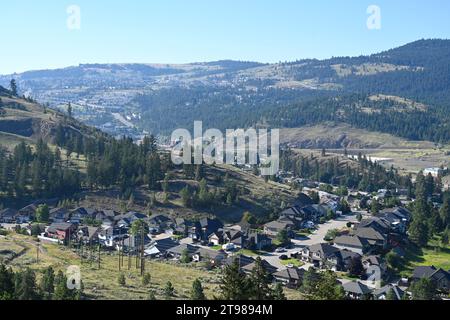 Kamloops, BC, Canada - 16 juillet 2023 : ville de Kamloops en Colombie-Britannique. Banque D'Images