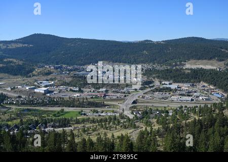 Kamloops, BC, Canada - 16 juillet 2023 : ville de Kamloops en Colombie-Britannique. Banque D'Images