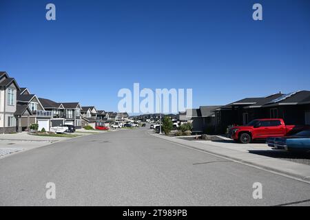 Kamloops, BC, Canada - 20 juillet 2023 : rue de Kamloops, Canada. Banque D'Images