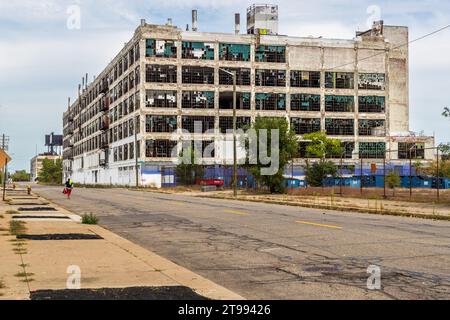 Fisher Body Plant 21 (700 Piquette), Détroit, États-Unis Banque D'Images