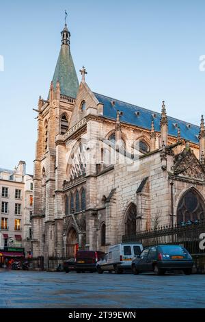 Eglise Saint Severin dans le centre de Paris, France Banque D'Images