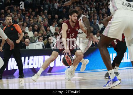 Leandro BOLMARO du Bayern Munich lors du match de basketball de Turkish Airlines Euroleague entre LDLC Asvel et Bayern Munich le 23 novembre 2023 au LDLC Arena à Decines-Charpieu près de Lyon Banque D'Images