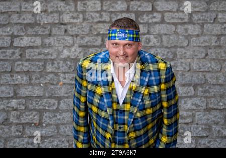 Photo de dossier datée du 17/11/2018 de Doddie Weir. La fondation mise en place par la défunte star du rugby Doddie Weir a promis que la poursuite implacable d'un monde libéré de la MND sera son héritage un an après sa mort. My Name'5 Doddie Foundation (MNDF) a maintenant engagé plus de 11 millions de livres sterling dans 40 projets de recherche pour aider à trouver des traitements efficaces et, un jour, un remède pour la maladie. Date de parution : Vendredi 24 novembre 2023. Banque D'Images