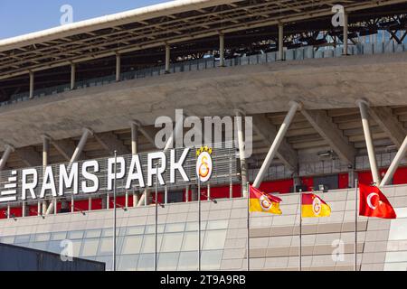 Rams Park aka Galatasaray Stadium à Istanbul. Istanbul Turkiye - 10.28.2023 Banque D'Images