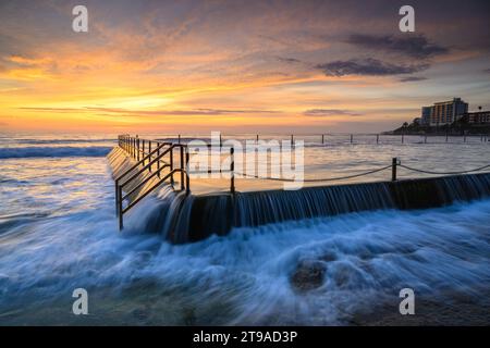 Lever de soleil Cronulla Beach Sydney Banque D'Images