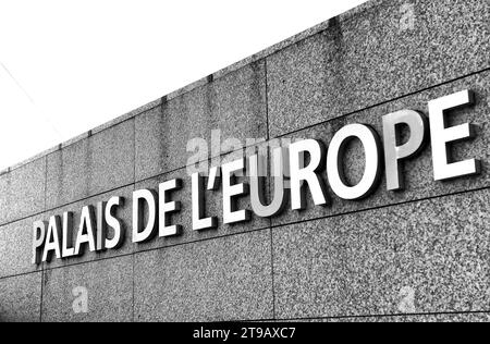 Strasbourg, France - 4 septembre 2019 : Palais de l'Europe à Strasbourg, France. Banque D'Images