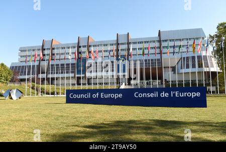 Strasbourg, France - 4 septembre 2019 : Palais de l'Europe à Strasbourg, France. Banque D'Images