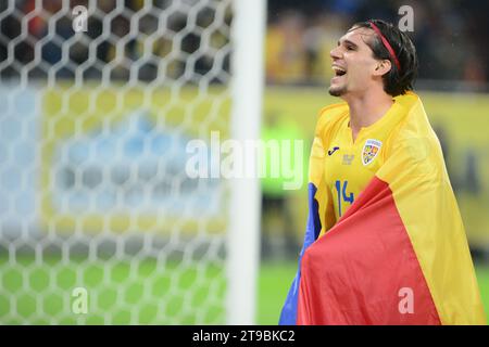 Ianis Hagi après le match Roumanie vs Suisse 21.11.2023 , Bucarest , Roumanie , qualification Euro 2024 , stade National Arena , Cristi Stavri Banque D'Images