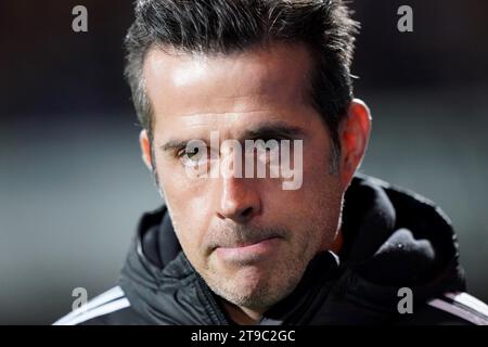 Photo du dossier datée du 01-11-2023 du Manager de Fulham, Marco Silva, qui s'attend à ce que Wolves déborde de confiance dans la réunion de Premier League de lundi soir entre les deux parties. Date de parution : Vendredi 24 novembre 2023. Banque D'Images