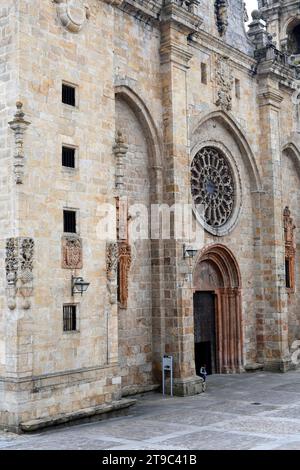 Cathédrale de Mondonedo, romane, gothique et baroque.Chemin de Saint James.Lugo, Galice, Espagne. Banque D'Images