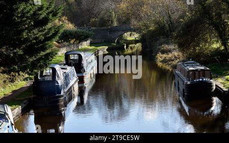 Le Monmouthshire et le canal de Brecon à Crickhowell, Powys, pays de Galles, Royaume-Uni photo de Richard Williams Banque D'Images