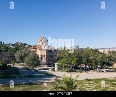 La Sainte Église des Saints Apôtres de Solakis à Athènes, Grèce Banque D'Images