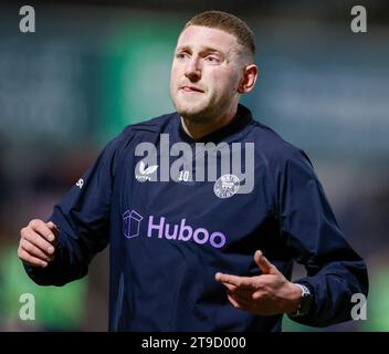 24 novembre 2023 ; AJ Bell Stadium, Salford, Lancashire, Angleterre; Gallagher Premiership Rugby, sale Sharks versus Bath ; Finn Russell de Bath Rugby pré-match Banque D'Images