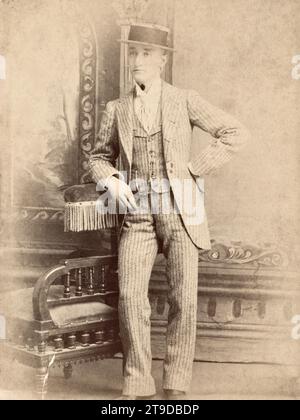 Mode Homme 1890, mode Homme 1900 Banque D'Images