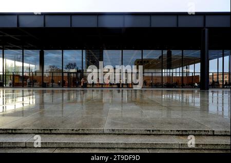 Bauhaus, National Gallery Berlin, 1965-1968, 1968, Am., architecture, architekt, architektur, art, aussen, bauhaus, bauwerk, berlin, bâtiment, construit, Banque D'Images