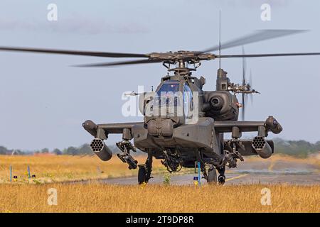 Hélicoptère d'attaque Apache de la Royal Netherlands Airforce Banque D'Images