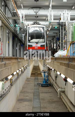 Vienne, Straßenbahnremise Gürtel // Vienne, tramway Depot Gürtel Banque D'Images