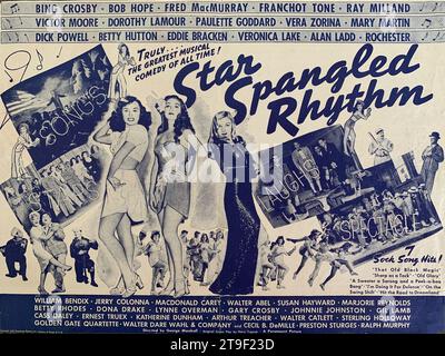 PAULETTE GODDARD DOROTHY LAMOUR VERONICA LAKE en étoile RYTHMIQUE ÉTOILÉE 1942 réalisateur GEORGE MARSHALL Paramount Pictures Banque D'Images