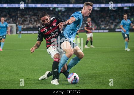 Sydney, Aus. 25 novembre 2023. Sydney, Australie, novembre 25 2023 Sam 25-Nov football (M) Australie : hommes A League Sydney - Western Sydney Wanderers (Patricia Pérez Ferraro/SPP) crédit : SPP Sport Press photo. /Alamy Live News Banque D'Images