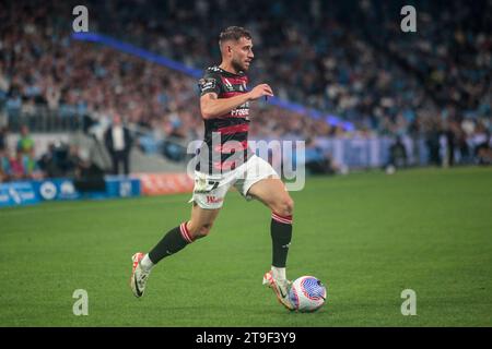 Sydney, Aus. 25 novembre 2023. Sydney, Australie, novembre 25 2023 Sam 25-Nov football (M) Australie : hommes A League Sydney - Western Sydney Wanderers (Patricia Pérez Ferraro/SPP) crédit : SPP Sport Press photo. /Alamy Live News Banque D'Images