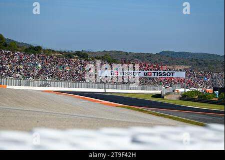 Valencia, Espagne. 25 novembre 2023. Vue d'ensemble du circuit Ricardo Tormo lors du Grand Prix MotoGP d'Espagne 2023 - Gran Premio Motul de la Comunitat Valenciana - qualification, Championnat du monde MotoGP à Valence, Espagne, novembre 25 2023 crédit : Agence photo indépendante/Alamy Live News Banque D'Images