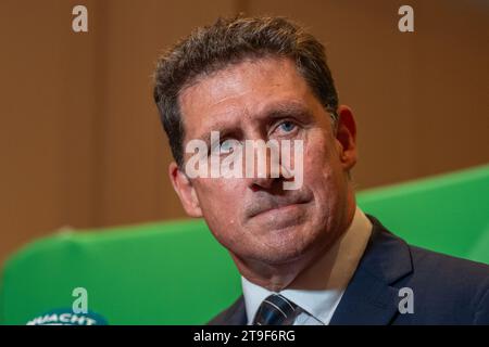 Chef du Parti vert irlandais, Eamonn Ryan TD. Banque D'Images