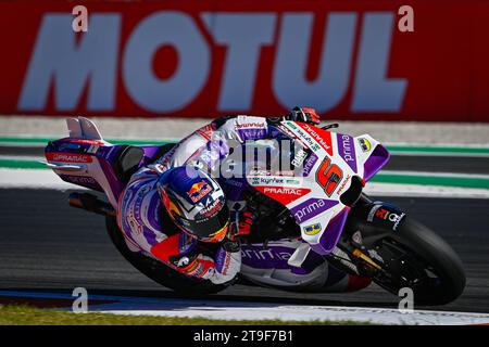 Valencia, Espagne. 25 novembre 2023. Qualification pour le Grand Prix Motul de la Comunitat Valenciana de MotoGP sur le circuit Ricardo Tormo. 25 novembre 2023 en photo : Johann Zarco Clasificacion del Gran Premio de MotoGP de la Comunidad Valenciana en el Circuito Ricardo Tormo. 25 de noviembre de 2023 POOL/ MotoGP.com/Cordon Press Images sera réservé à un usage éditorial. Crédit obligatoire : © motogp.com crédit : CORDON PRESS/Alamy Live News Banque D'Images