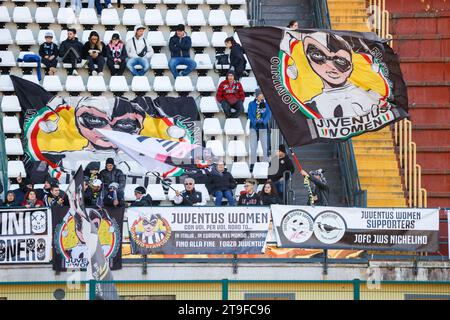 Biella, Italie. 19 novembre 2023. Biella, Italie, 19 novembre 2023 : les supporters de la Juventus après la Juventus - Inter (Marangon Andrea/SPP) crédit : SPP Sport Press photo. /Alamy Live News Banque D'Images