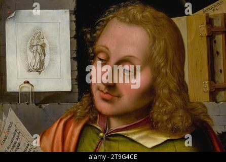 Saint Jean l'Evangéliste (détail) 1618 par Georg le Jeune Gartner Banque D'Images