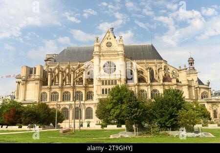 Église Saint-Eustache à Paris, France (l’église Saint-Eustache) Banque D'Images