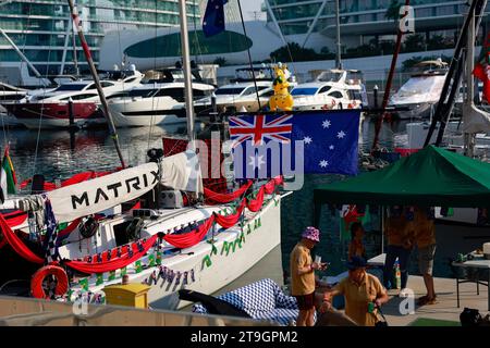 Abu Dhabi, Émirats arabes Unis. 24 novembre 2023. Track impression, Grand Prix F1 d'Abu Dhabi au Yas Marina circuit le 24 novembre 2023 à Abu Dhabi, Emirats Arabes Unis. (Photo de HOCH ZWEI) crédit : dpa/Alamy Live News Banque D'Images