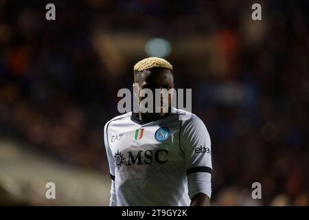 Bergame, Italie. 25 novembre 2023. Atalanta BC contre SIC Napoli, Gewiss Stadium crédit : Nderim Kaceli/Alamy Live News Banque D'Images