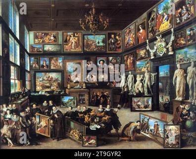 La Galerie de Cornelis van der Geest 1628 par Willem Van Haecht Banque D'Images