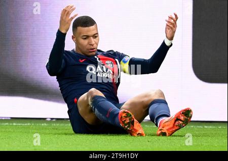 Paris, France. 24 novembre 2023. © Julien Mattia/le Pictorium/MAXPPP - Paris 24/11/2023 Kylian Mbappe lors du match de Ligue 1 Ubereats, entre le PSG et le AS Monaco, au Parc de Princes, le 24 novembre 2023. Crédit : MAXPPP/Alamy Live News Banque D'Images