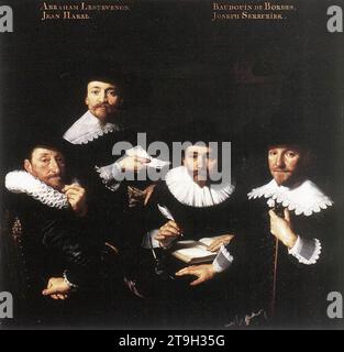 Régents de l'orphelinat wallon 1637 par Bartholomeus Van Der Helst Banque D'Images