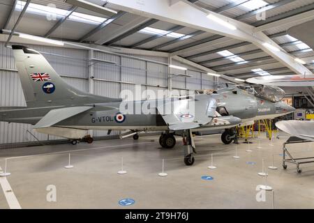 Hawker Siddeley Harrier au Brooklands Museum, Weybridge, Surrey, Royaume-Uni Banque D'Images