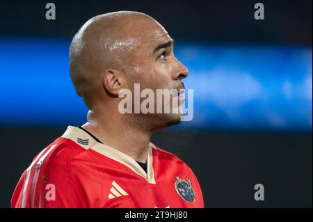 Dublin, Irlande. 25 novembre 2023. Simon Zebo de Munster lors du match de la ronde 6 du championnat de rugby Uni entre Leinster Rugby et Munster Rugby à Aviva Stadium à Dublin, Irlande le 25 novembre 2023 (photo par Andrew SURMA/ crédit : SIPA USA/Alamy Live News Banque D'Images