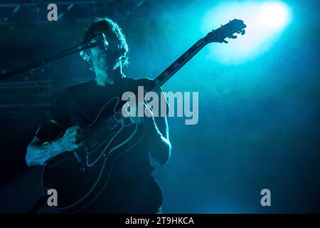 Milan, Italie. 07 novembre 2023. David Penney de Archive se produit au Live Music Club de Milan, en Italie, le 7 novembre 2023. (Photo de Roberto Finizio/NurPhoto) crédit : NurPhoto SRL/Alamy Live News Banque D'Images