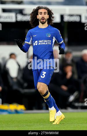 Newcastle, Royaume-Uni. 25 novembre 2023. /Marc Cucurella #3 de Chelsea lors du match de Premier League Newcastle United vs Chelsea à St. James's Park, Newcastle, Royaume-Uni, 25 novembre 2023 (photo Ryan Crockett/News Images) crédit : News Images LTD/Alamy Live News Banque D'Images