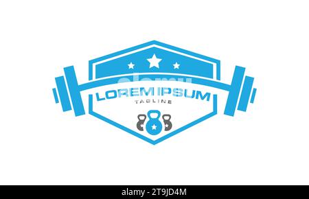 GYM logo Design conception de logo professionnel Illustration de Vecteur