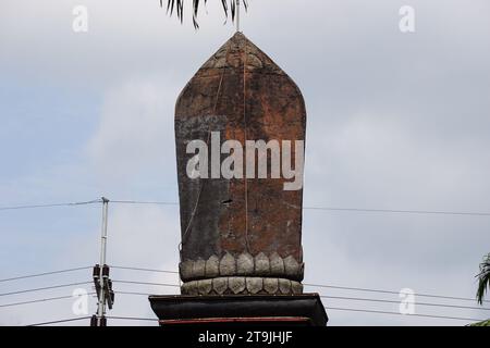 Monument Anjuk ladang. Anjuk signifie haut, haut lieu, a obtenu une victoire retentissante. Ladang signifie terre. Banque D'Images