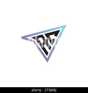 Combinaison de lettres AC logo cool eSport ou logo initial de jeu comme conception de concept d'inspiration Illustration de Vecteur