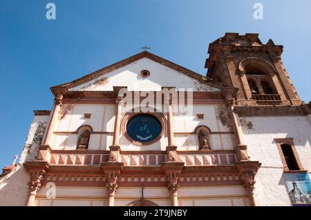 Basilique notre-Dame de Guadalupe, Patzcuaro, Michoacán, Mexique Banque D'Images