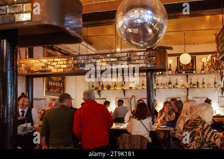 Randall et Aubin Restaurant à Soho, Londres Royaume-Uni Banque D'Images