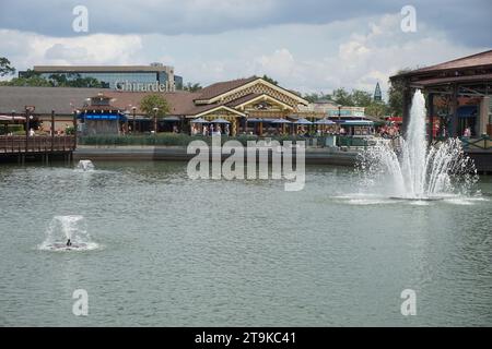 Villa Lake à Disney Spring, Walt Disney, Orlando, Floride, États-Unis Banque D'Images
