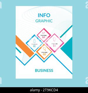 Infographie Business Design Tamplate Illustration de Vecteur